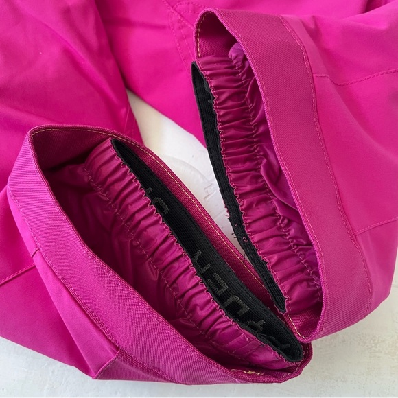 Youth Girls Spyder Sparkle Ski Snowboard Insulated Bib Rasberry Pants Size 5 - Picture 9 of 9